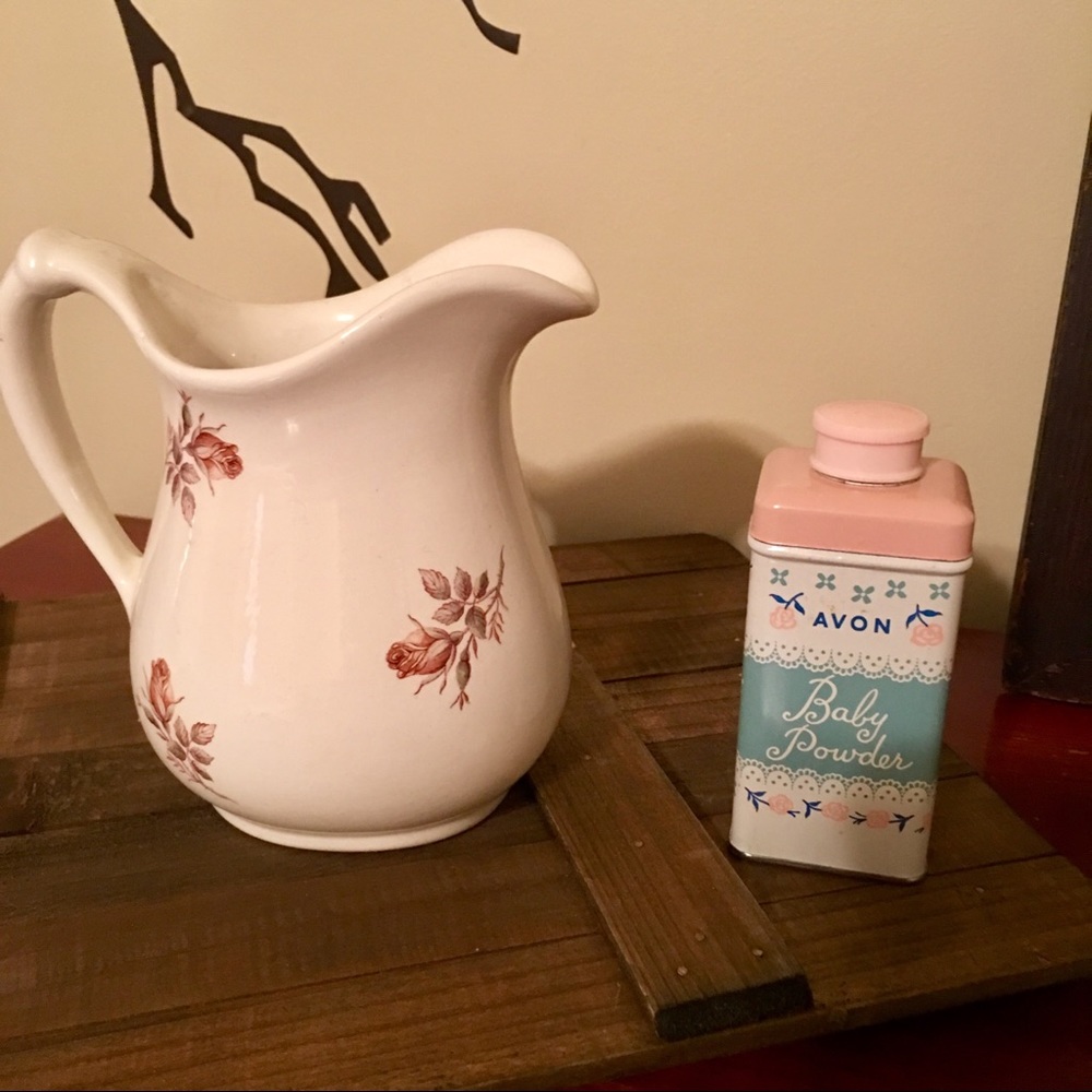Vintage tin of Avon Baby Powder